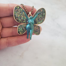 Load image into Gallery viewer, Bella Abalone Butterfly Pendant