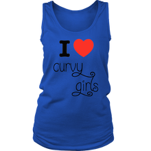 Load image into Gallery viewer, I Love Curvy Girls Women&#39;s V-neck Tees, Tanks, and Tee Shirts/Nightshirts - 6 Colors