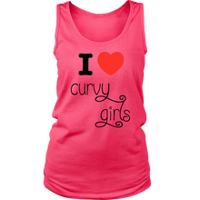 Load image into Gallery viewer, I Love Curvy Girls Women&#39;s V-neck Tees, Tanks, and Tee Shirts/Nightshirts - 6 Colors